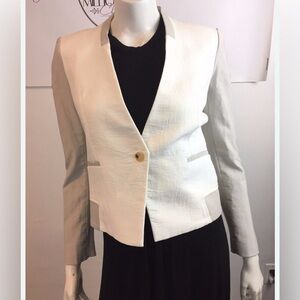 Helmut Lang White Blazer Tailored Suit Jacket